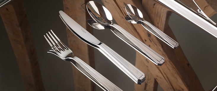 Guy Degrenne Verlaine cutlery in stainless at Besteckliste