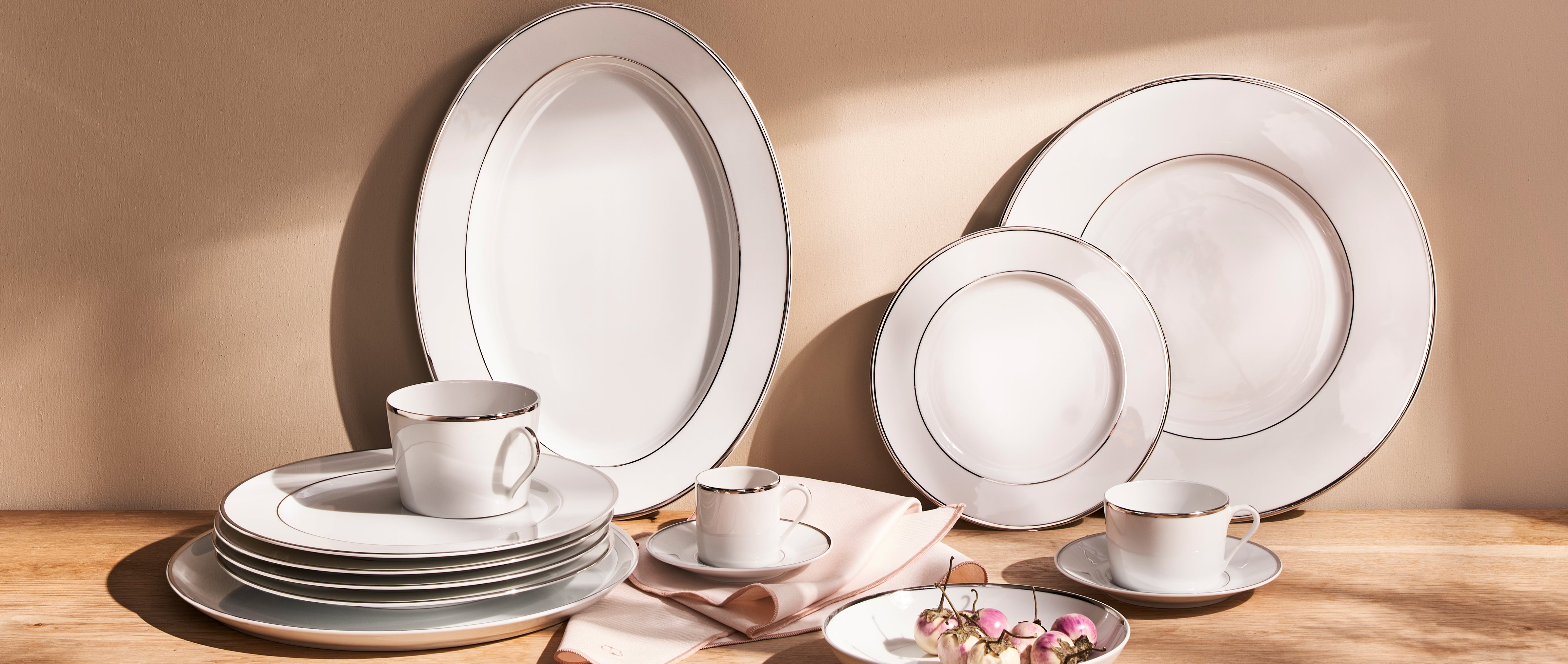 White Dessert Plates/Salad Plate, melamine plates, Small Dinner Plates for  Snacks, Side Dishes, Round Serving Plates (12)