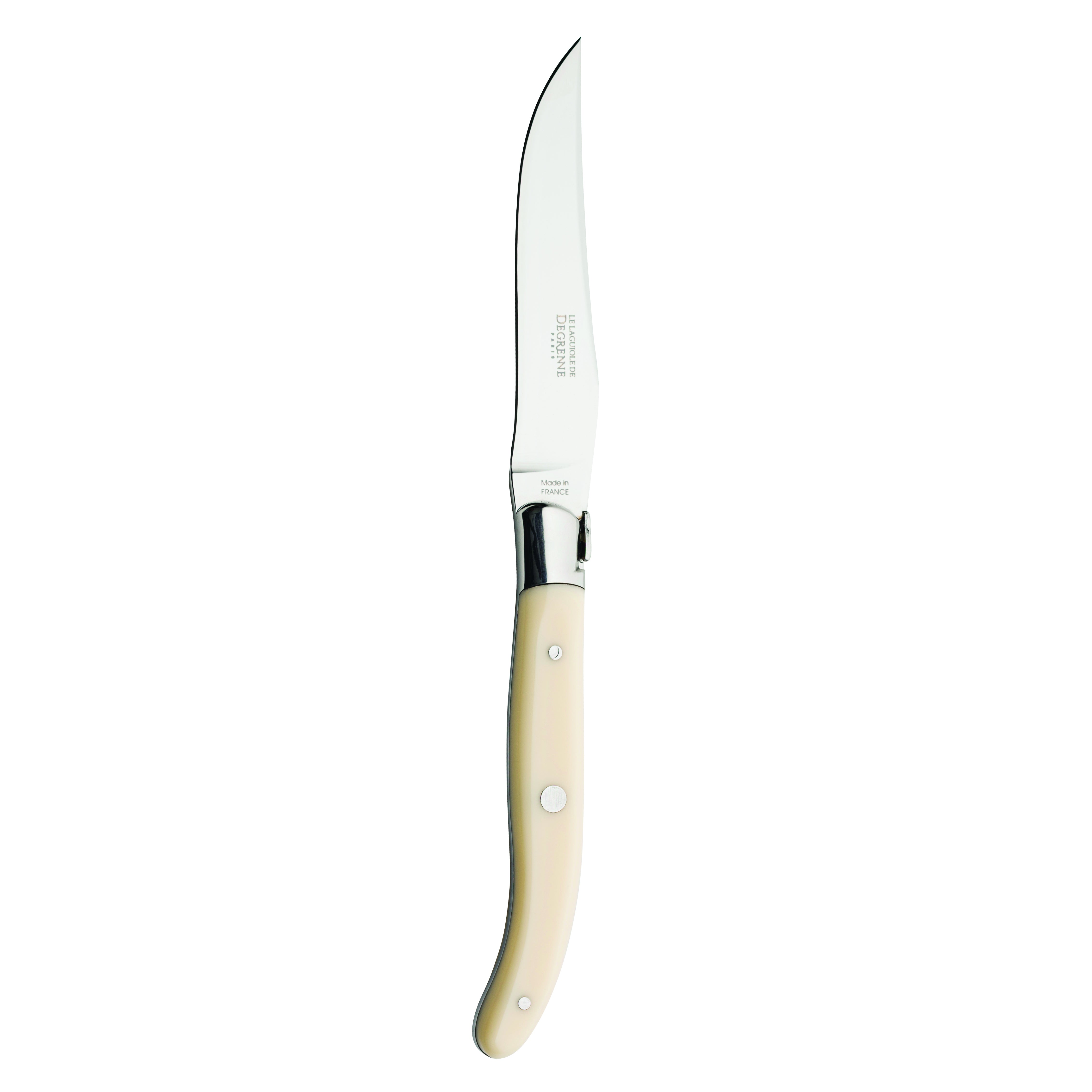 LAGUIOLE KNIVES Set of 6 steak knives black horn – DEGRENNE
