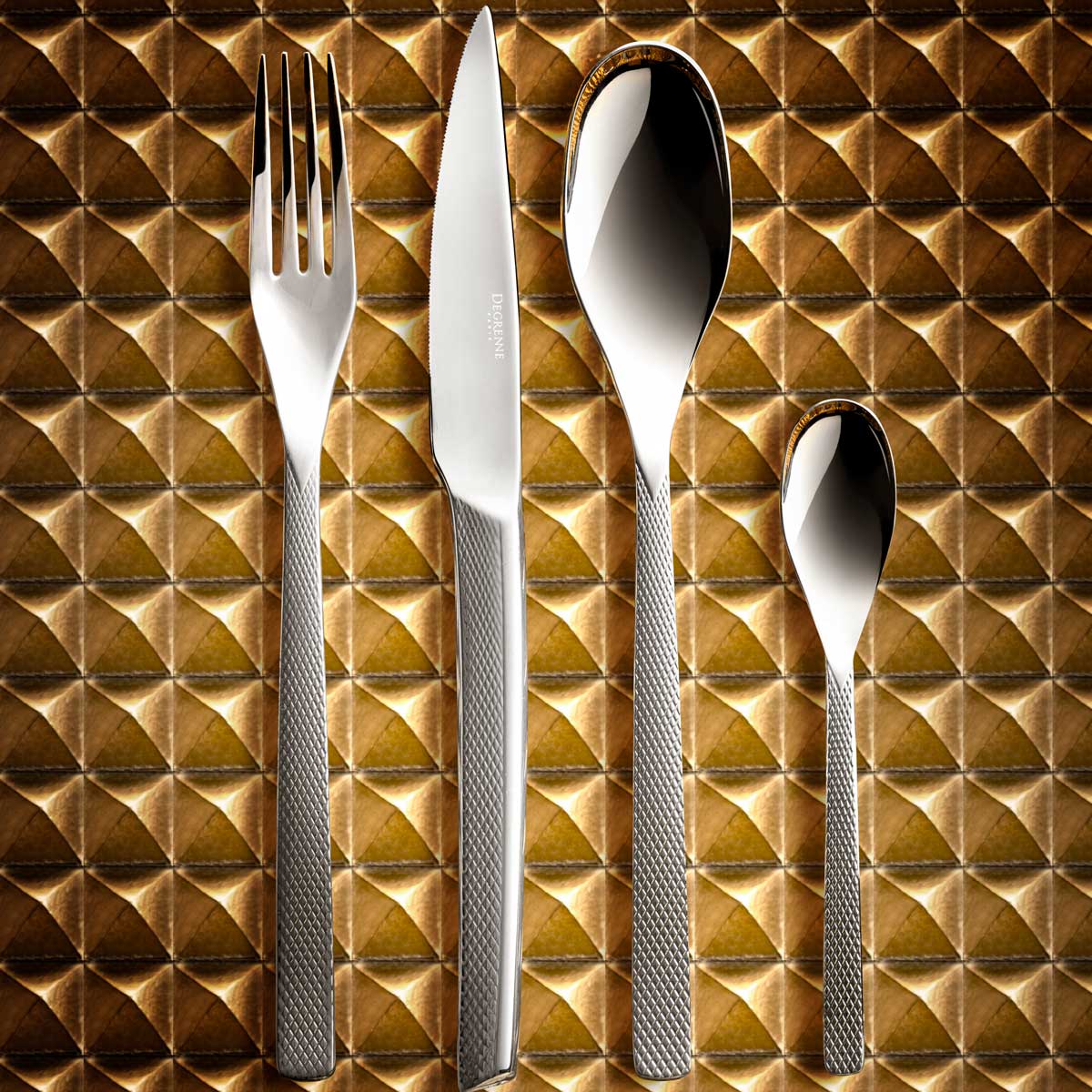 GUEST STAR MIRROR FINISH Cutlery set for 24 place settings