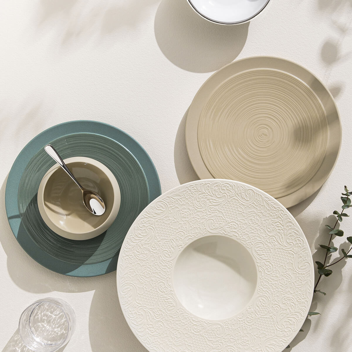 BAHIA BEIGE DUNE Dessert plate 23 cm