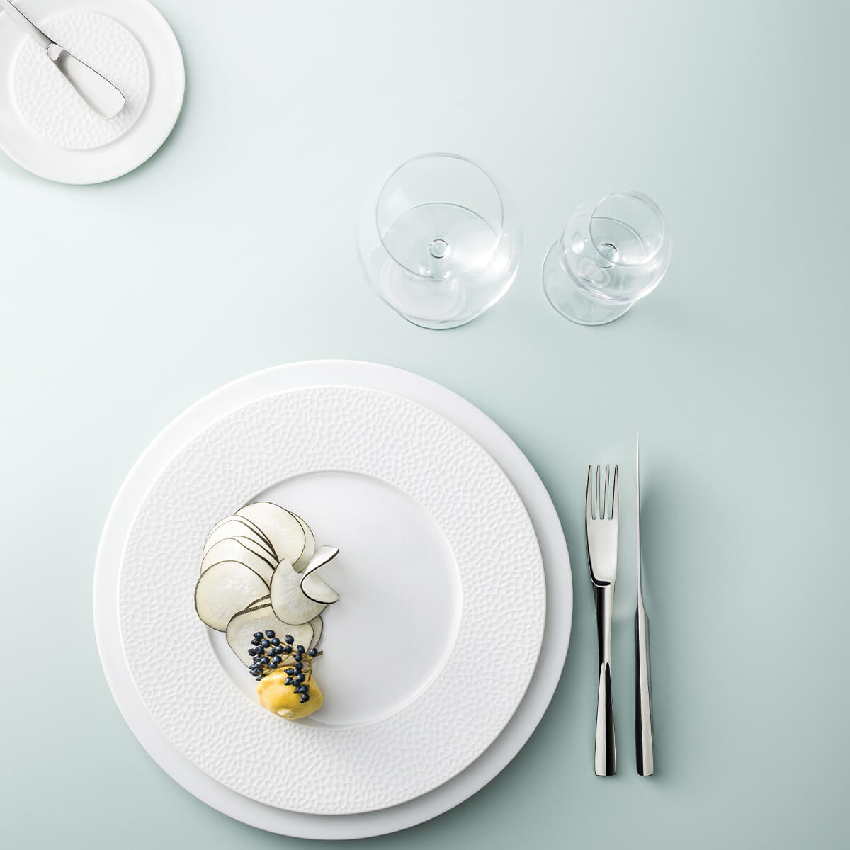 COLLECTION L FRAGMENTS WHITE Presentation plate 32 cm