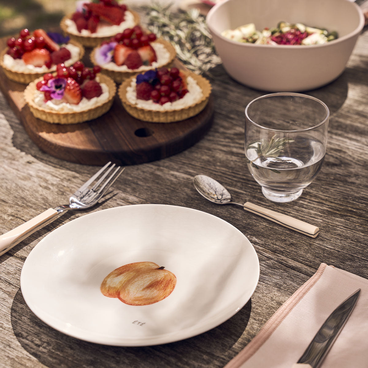 SAISONS Set of 4 plates 19 cm fruits