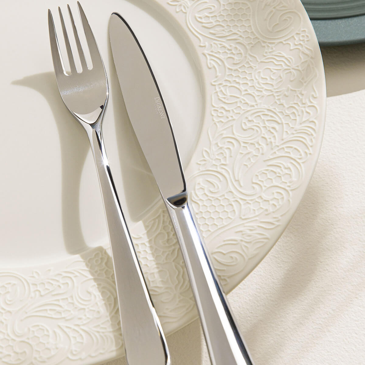 AQUATIC MIRROR FINISH Cutlery set for 24 place settings
