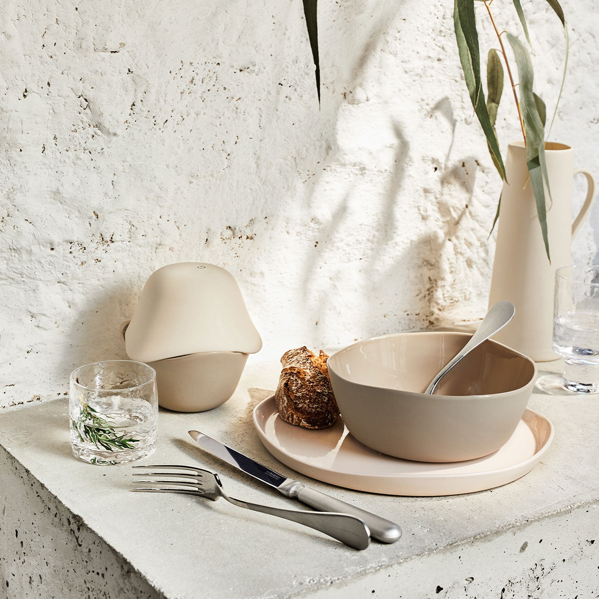 BLOIS CONTRAST FINISH Cutlery set for 24 place settings
