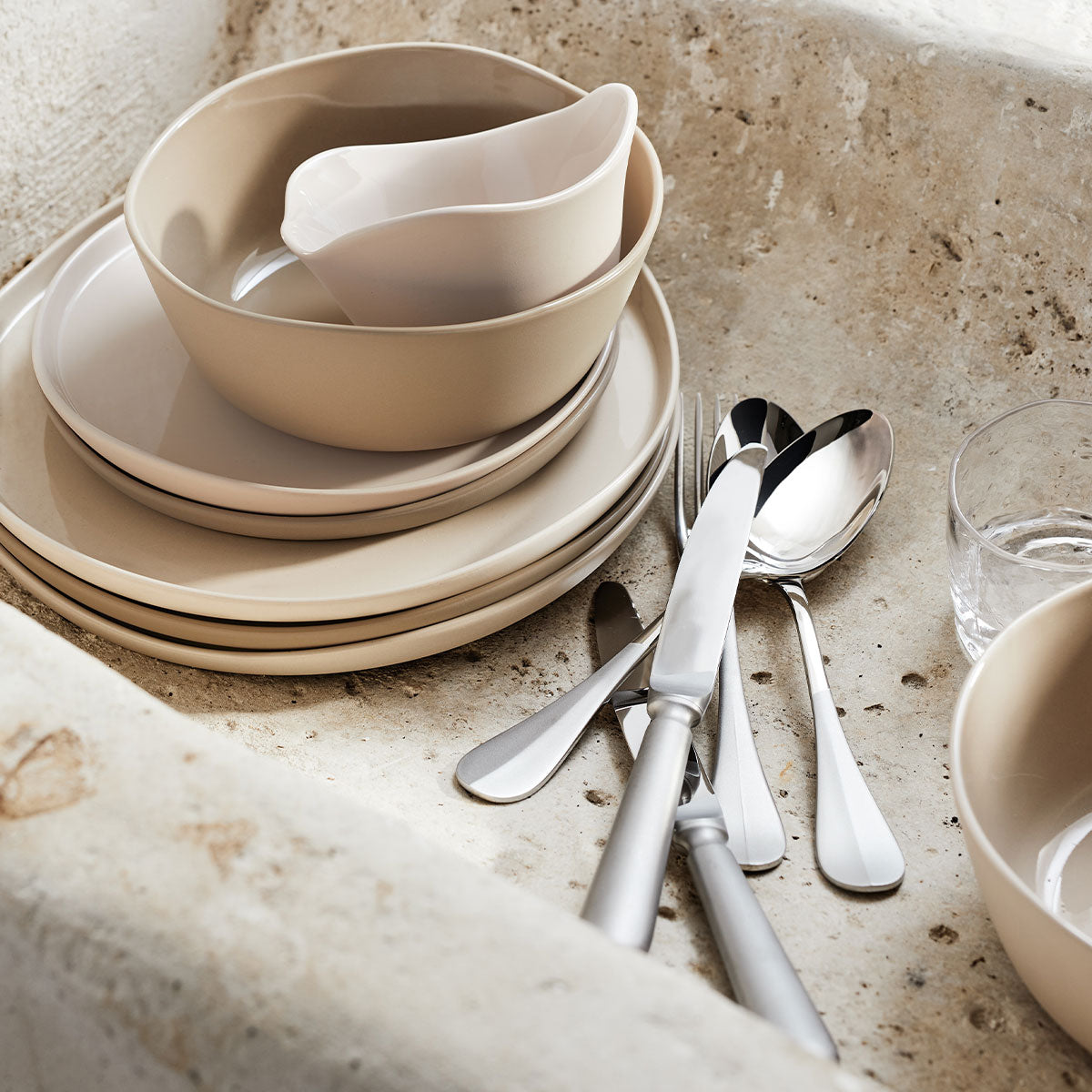 BRUME GREY Dessert plate 20 cm