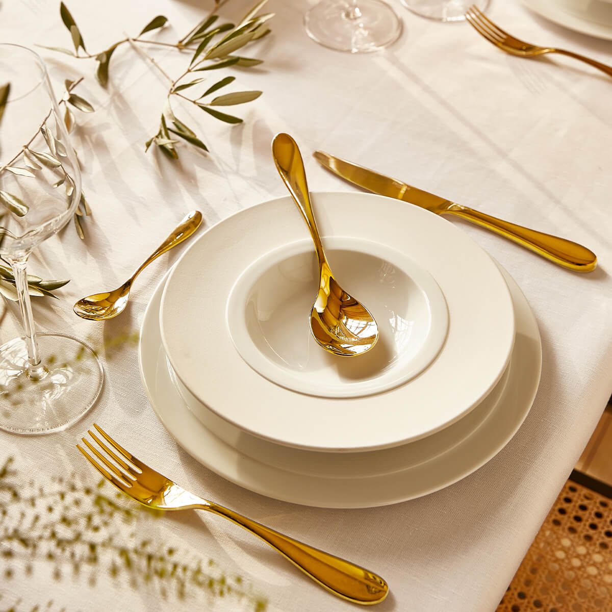 ONDE GOLD FINISH Coffee spoon