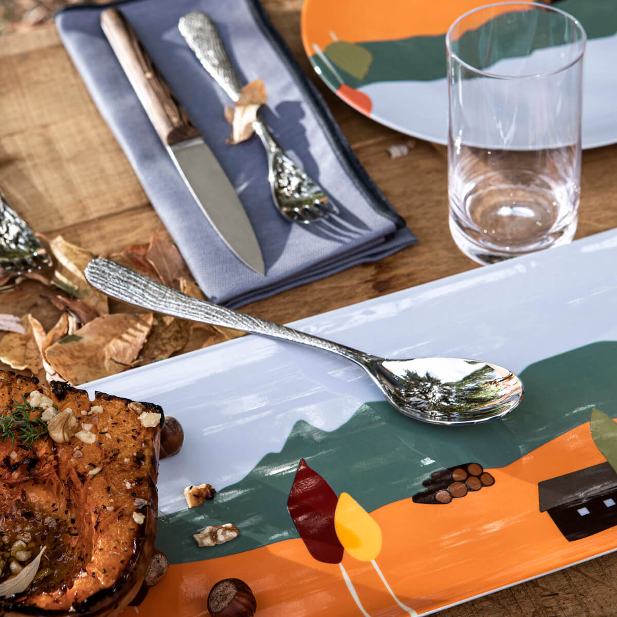 DESTINATION FORET Cake dish 40 x 16 cm