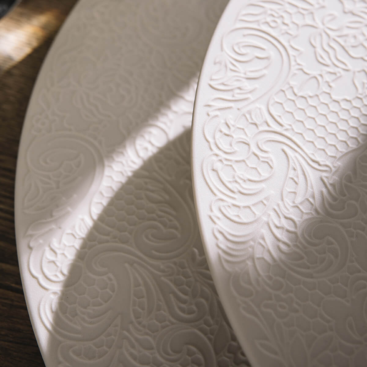 COLLECTION L COUTURE IVORY Dessert plate 24 cm