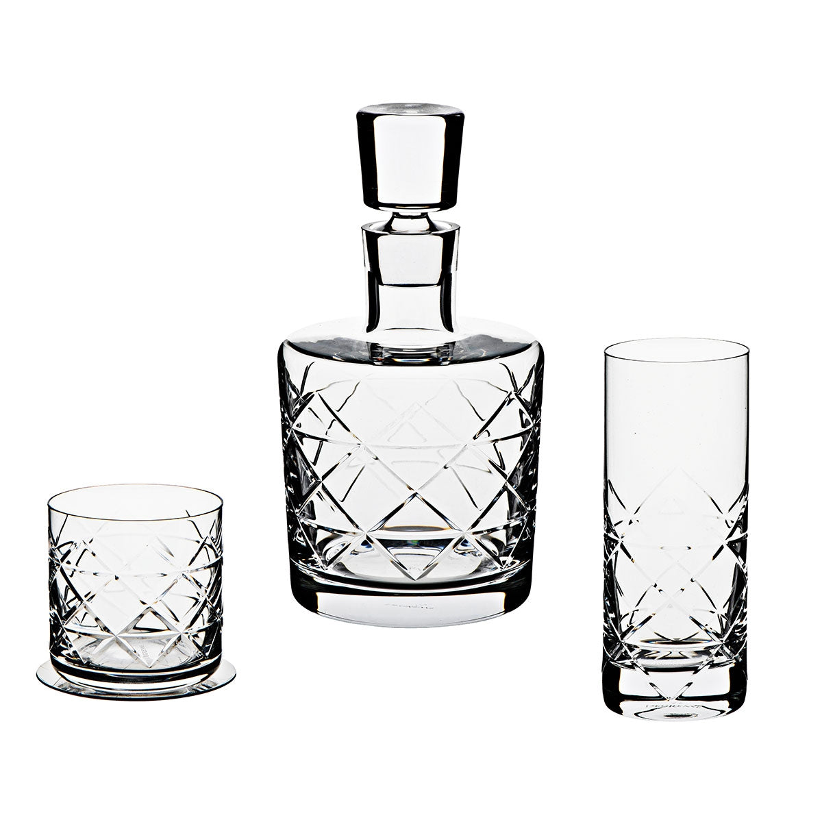 NEWPORT LOUNGE Gift box of 4 whisky glasses 37 cl