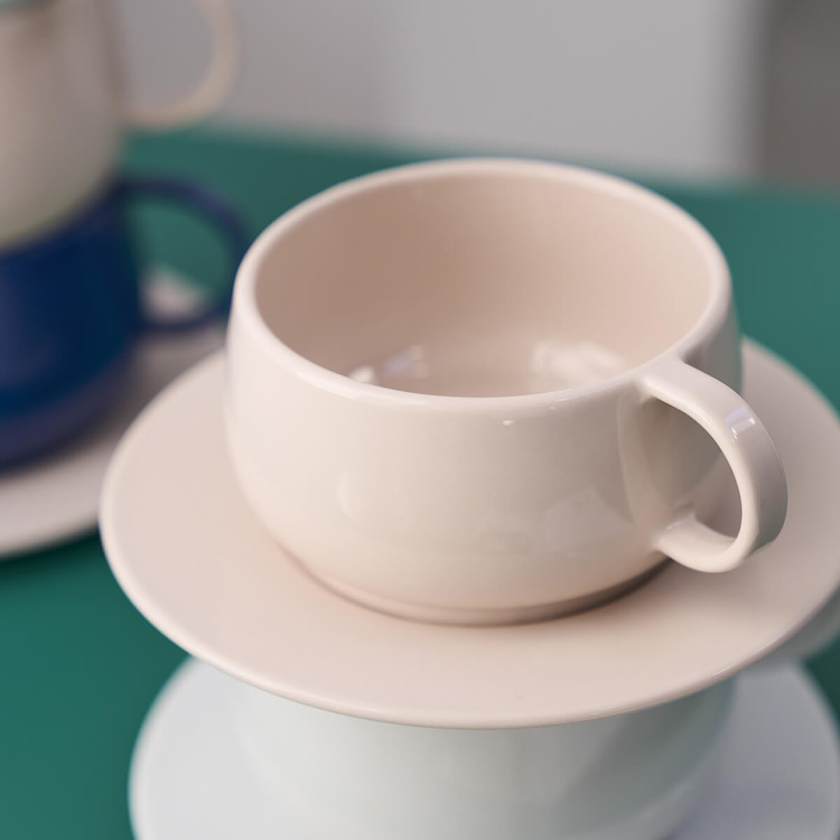 CAFETERIE EMPILEO NUDE PINK Saucer 15 cm